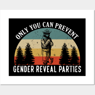 Prevent Gender Reveal Parties Vintage Posters and Art